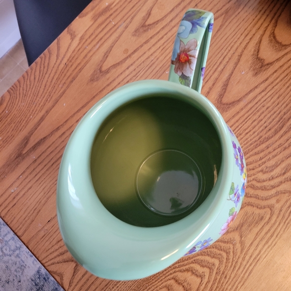 MacKenzie-Childs Floral Green Pitcher - Picture 9 of 9
